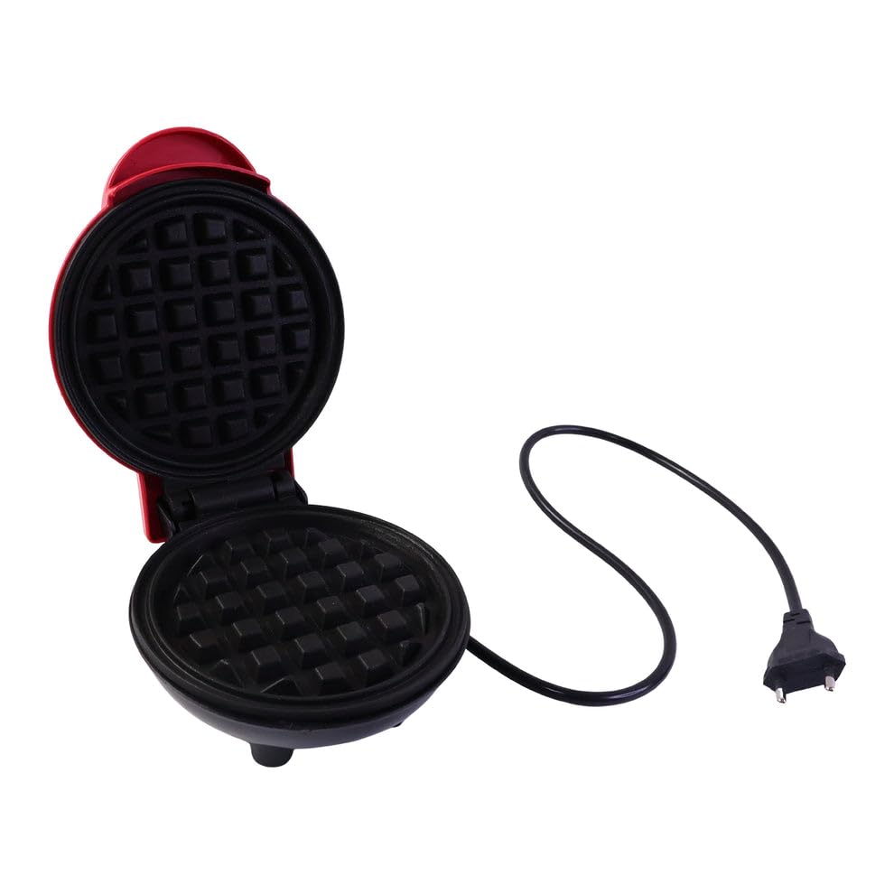 Mini Waffle Maker 4 Inch | Non-Stick Electric Waffle Maker Machine | Compact Waffle Iron for Waffles, Pancakes, Sandwiches, Hash Browns & Snacks | Fast Heating Breakfast Maker-image-31