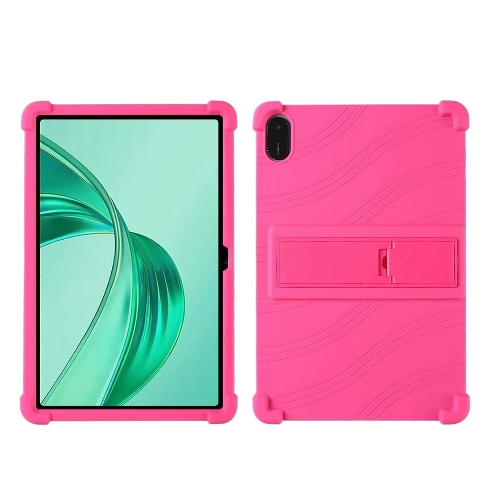 Custodia per tablet adatta per Huawei Honor Pad X8a 11 2024 NDL-W09 antiurto in morbido silicone guscio protettivo (rosa)