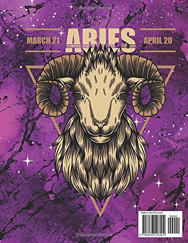 Aries 2022 Diary: Star Signs Monthly Planner Calendar Organizer Gift for Teens Students Teachers Coworkers Friends Family: Wide Lined Ruled Paper ... Journal Workbook 370 pages (8.5" x 11") image 3