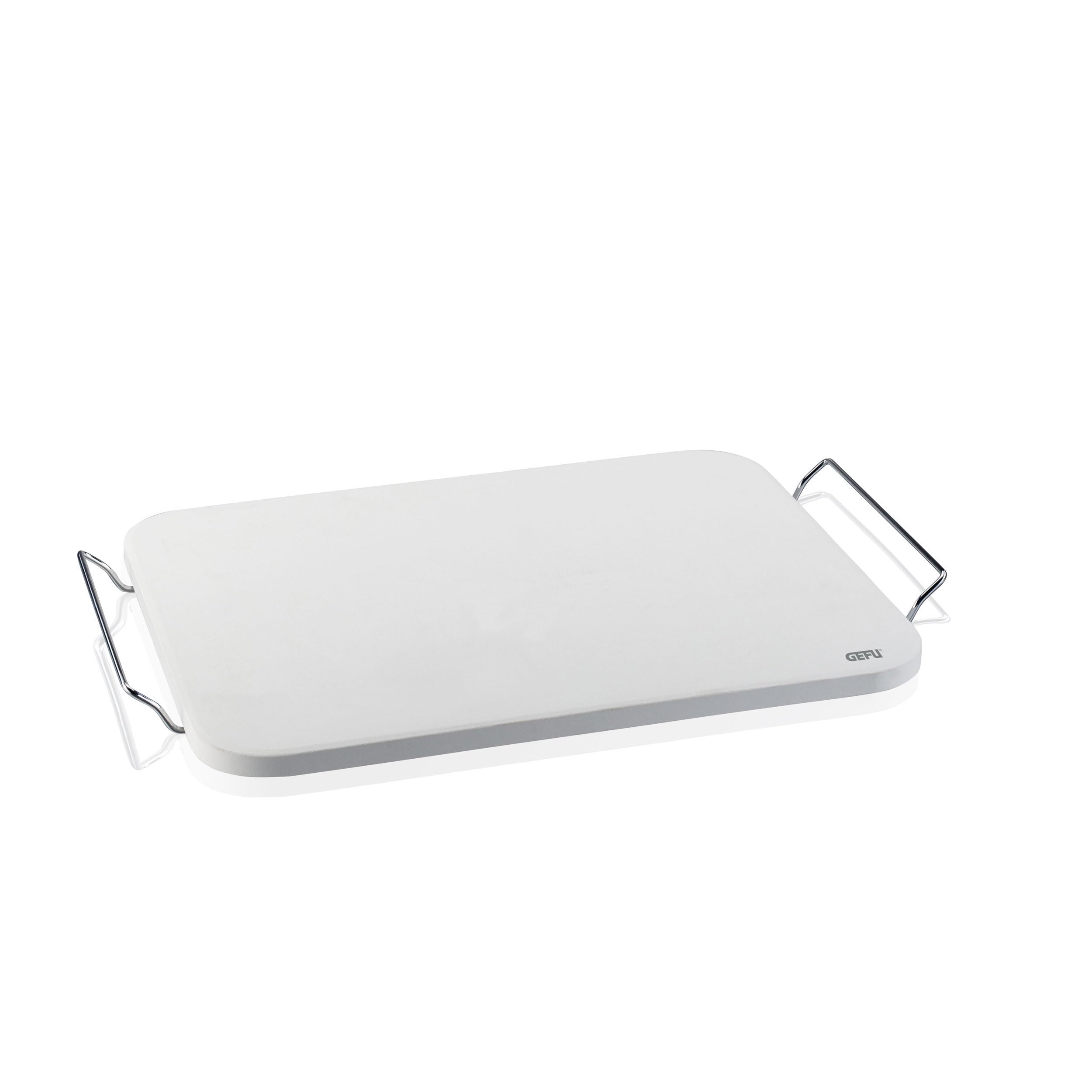 GEFU Pizzastein Set Darioso - Backstein für Grill & Ofen inkl. Zubehör