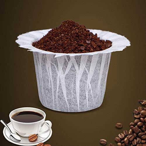 Irmidi Disposable Coffee Paper Filters 380 Counts Coffee Filter For Reusable Single Serve Pods Keurig Coffee Maker, Perfect Size For All K-Cups. (380) #TOP2