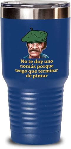 Miniatura 1 de Regalo para pintor vaso de vino y blanco no te doy una nomas