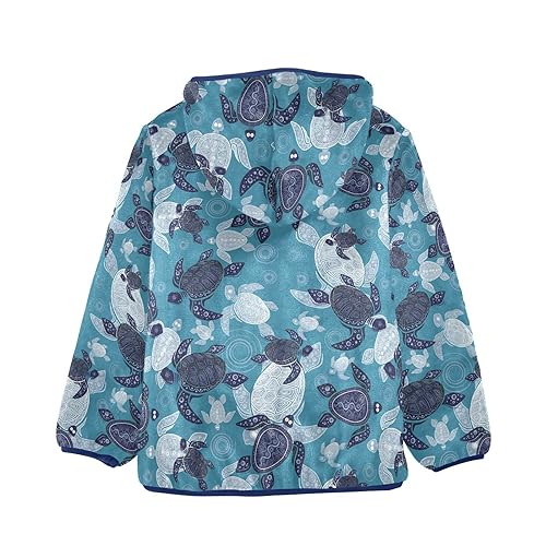Sea Turtles Boys Fleece Hoody Jacket Zip Up Coat Warm Fall Winter Plush Jacket Long Sleeve Outerwear2