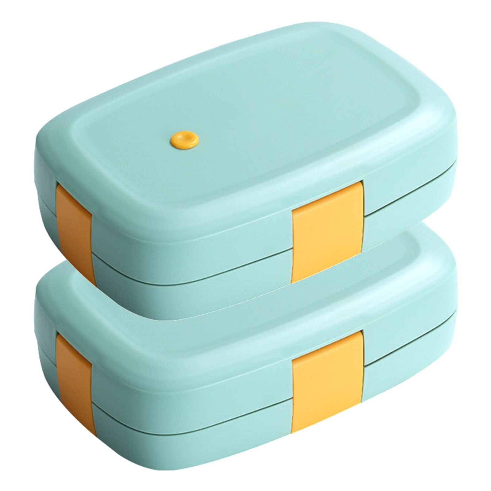 ARTERMYStudent Bento Box, Lunch Boxes with Compartments Cultery Sets, Leakproof Lunch Box, Portable Bento Lunch Box, for Work, School, Camping (Size : B)