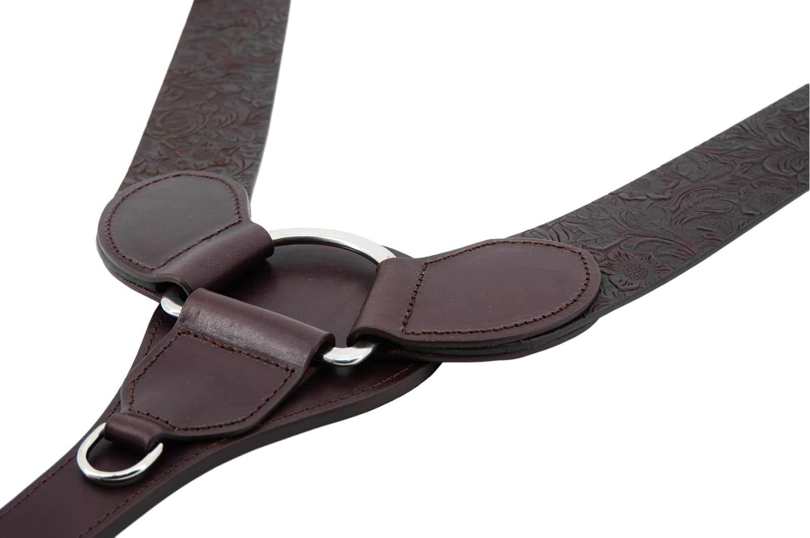 Jeereal Geprägtes Leder-Brusthalsband, Western-Pferd-Halfter, Arbeitszaum-Set