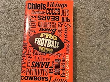 Mass Market Paperback Pro Football 1970 Book
