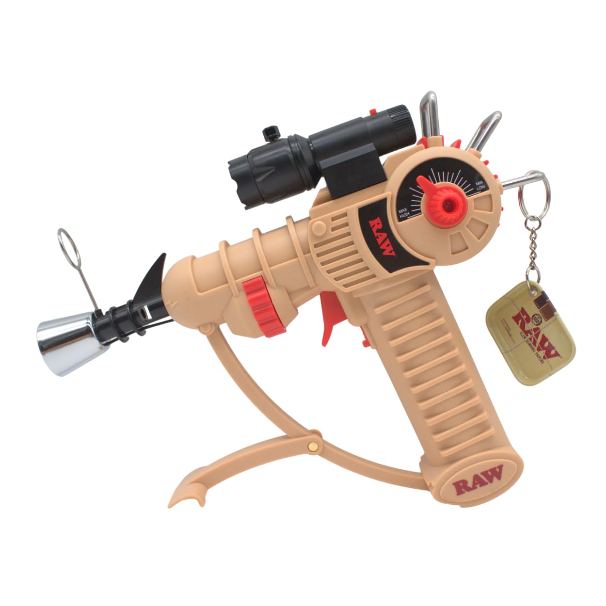 RAW xThicket Raygun V2 Briquet torche avec flamme réglable, verrouillage de sécurité