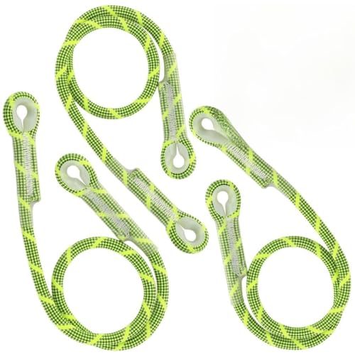 10Mm Prusik Cord 3-Pack, Pre-Sewn Eye-to-Eye Friction Rope, Nylon & Kevlar Heat-Resistant