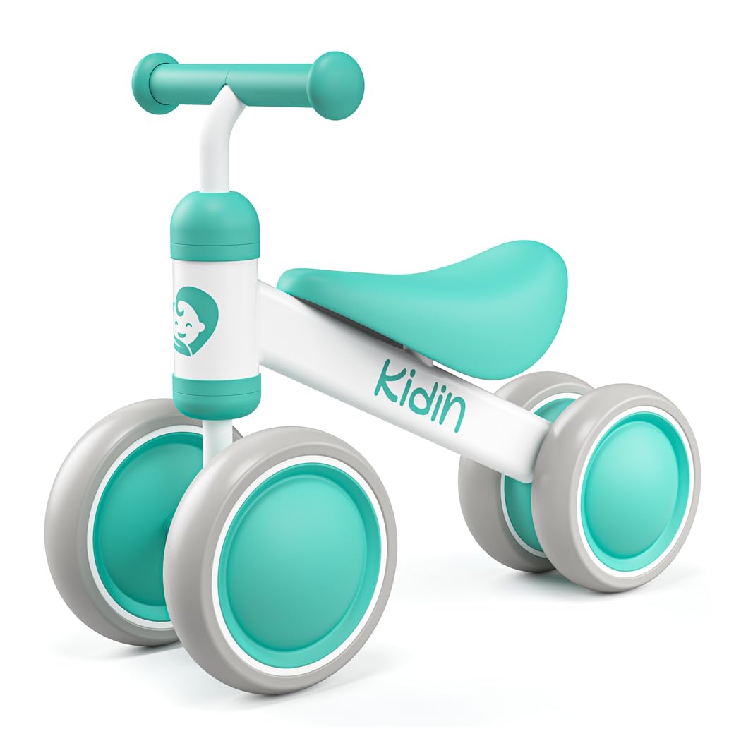 Kidin - Bicicleta de 12 a 24 Meses - Correpasillos Bebe 1 año - Juguetes Bebe 1 año - Bicicleta sin Pedales - Juguetes niños 1 año - Regalo Bebe - Juguete Bebe 1 año