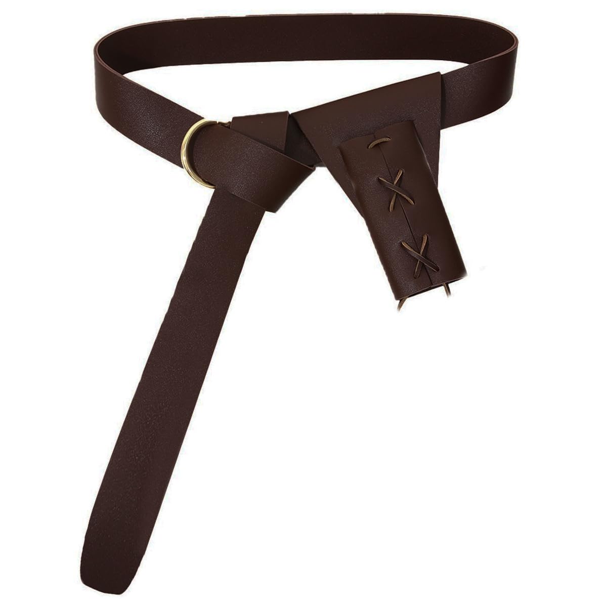 Muiltvoe Medieval Belt and Scabbard Fencing Leather Sheath Viking Style Leather Sword Sheath Suitable for Comic Con Halloween Role Play