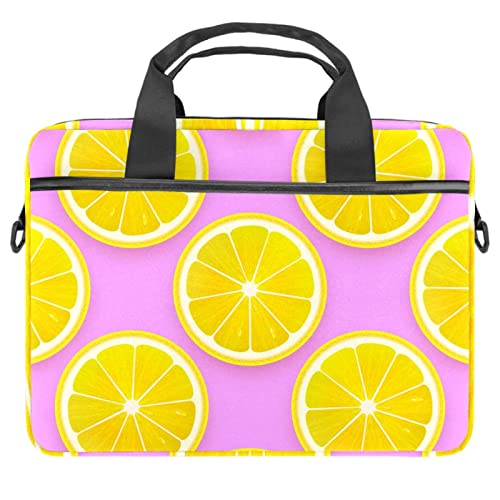 Sacoche ordinateur 13-14 pouces motif citron pour un style frais au bureau