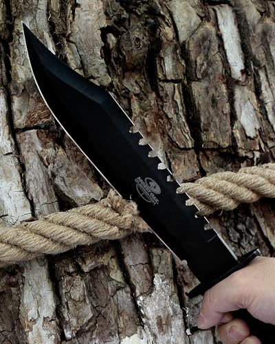 Mossy Oak MO16006 Survival Hunting Knife With Sheath, 15-Inch Fixed Blade Tactical Bowie Knife thumb #5