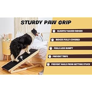 Woohoo-Dog-Ramp-with-Innovative-non-slip-Rubber-Mat-for-Couch-and-Bed-41-Long-and-Adjustable-from-14-to-24-Great-for-Pets-of-all-ages - Cucciolini Doodles   Woohoo-Dog-Ramp-with-Innovative-non-slip-Rubber-Mat-for-Couch-and-Bed-41-Long-and-Adjustable-from-14-to-24-Great-for-Pets-of-all-ages