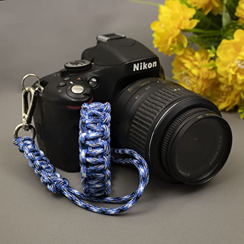 Image of Paracord Wrist | Camera Strap for Robust Hand Grip To Hold All DSLR Camera | Heavy gear | Binocular -Alloy camera strap