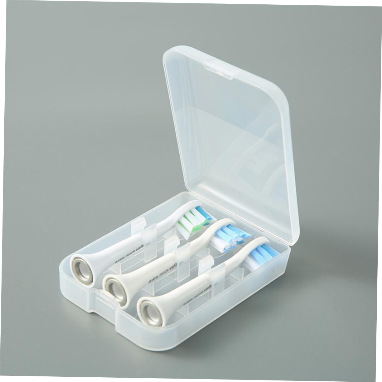 Beaupretty Caja De Almacenamiento De Cabezales De Cepillo De De 20 Piezas Estuche De Viaje para Cabezales De Cepillo De Eléctrico Contenedor De Almacenamiento De Cabezales