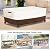 Osileyo Outdoor Patio Coffee Table Cover, Waterproof Rectangular Patio Side Table Cover,Patio Furniture Covers,36 x 24 x 16 inch,Beige & Brown