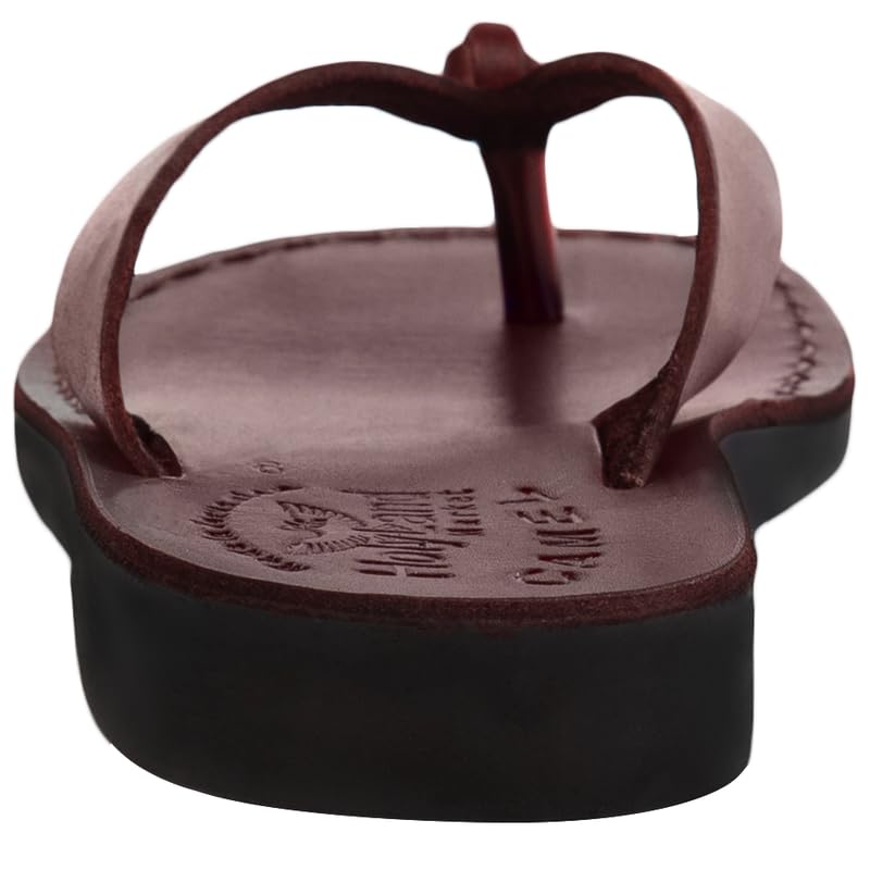 Camel Shoemaker Unisex Outdoor Leather - the Shepherd Style II - Biblical Sandals - Sandals from the Holy Land ,Brown, 40 EU3