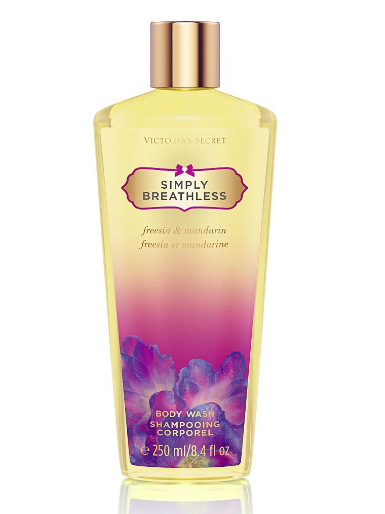 Victoria's Secret Simply Breathless Freesia and Mandarin Body Wash, 8.4 Ounce