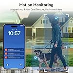 Video Smart Lock with Doorbell, 6 in 1 Keyless Entry Door Lock, Built-in WiFi Camera Deadbolt Lock for Front Door, Fingerprint, Keypad Code, App Control, Voice Control, Auto Lock, IP65, Video Calling - Image 4