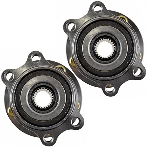 Image of TRQ Rear Left and Right Wheel Bearing & Hub Assembly Set 2 Piece for 2005-2009 Subaru Legacy 2005-2009 Outback