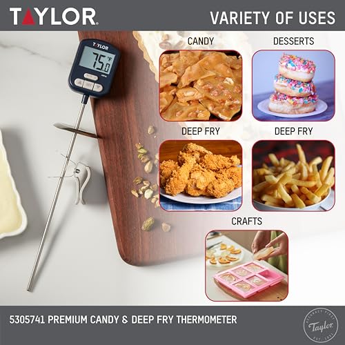 Image of Taylor Digital Programmable Candy and Deep Fry Thermometer
