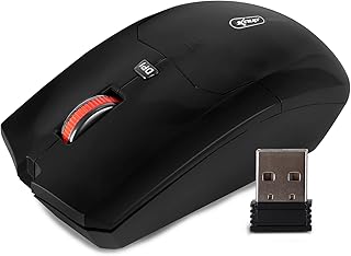 Mouse Sem Fio Óptico Wireless 2.4ghz 1600dpi Usb para Computador Notebook Pc Tv Smart