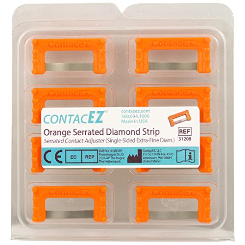 contacez proximal contact adjuster with sawtooth orange strips set