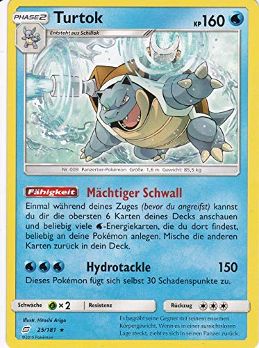 Preisvergleich Produktbild 25 / 181 - Turtok - Rare - Pokemon - Deutsch - Teams sind Trumpf