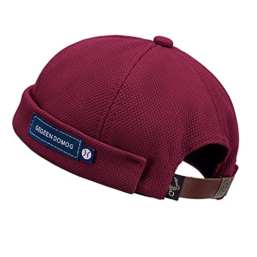 Image of CLAPE Watch Cap Work Beanie Corduroy Docker Leon Brimless Hat Rolled Cuff Harbour Hat