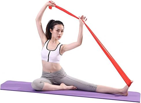 GANAZONO 3pcs Fitness Body Building Resistance Bands Exercise Elastic Workout Bands for Yoga Physical Therapy Stretch for Flexibility