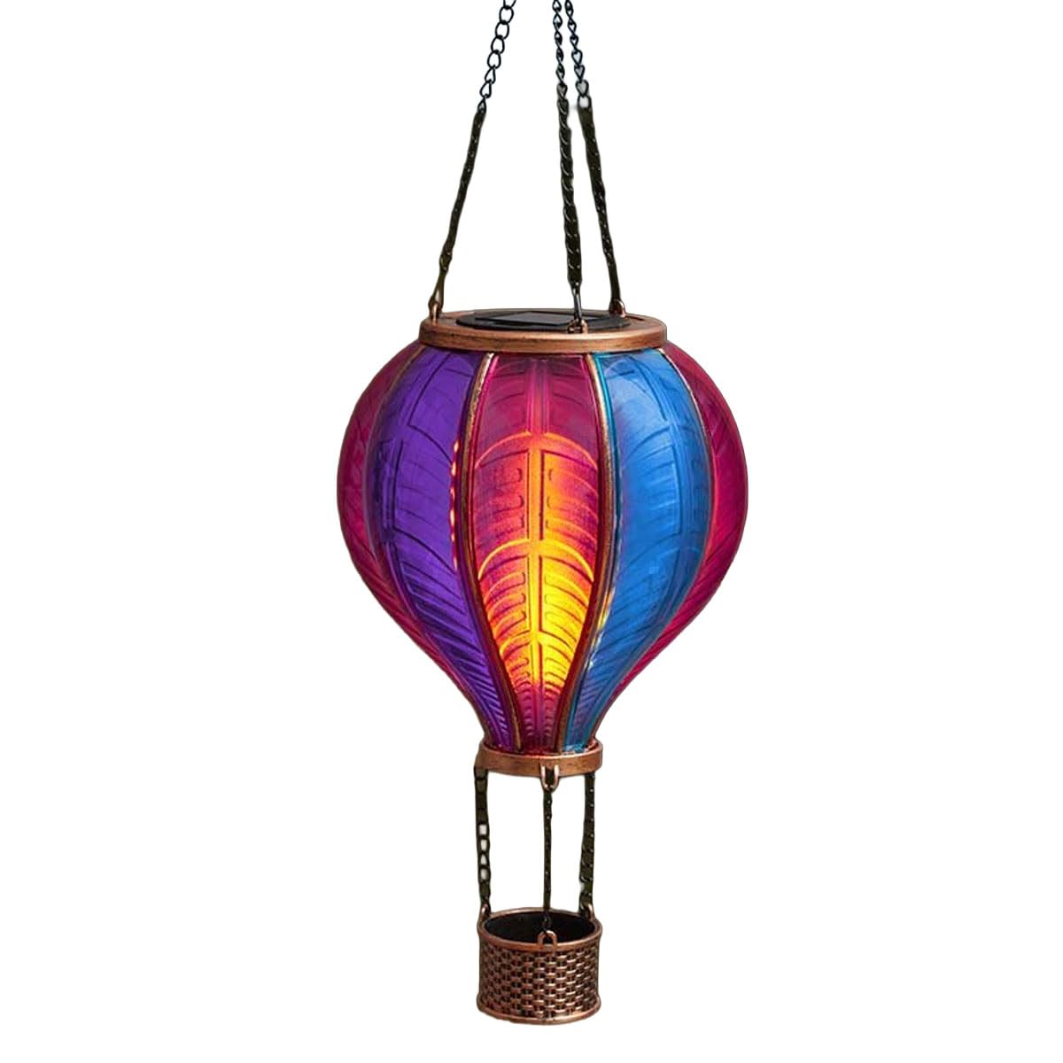 Smart Solar Aurora Solar Powered Flaming Balloon Hanging Ornament - 62cm