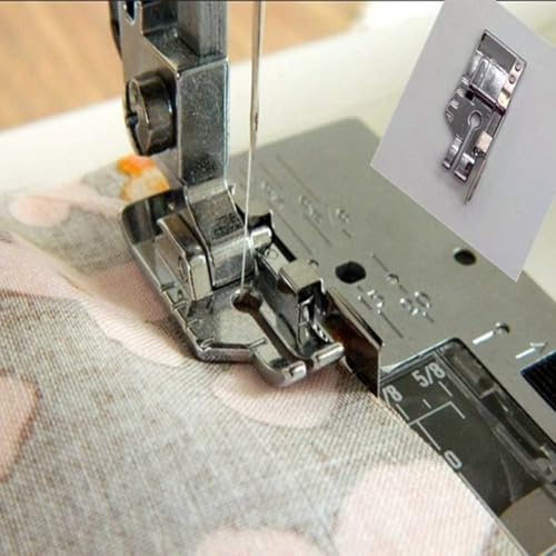 Pie de máquina de coser quilting 1/4'' con guía de borde miniatura 4