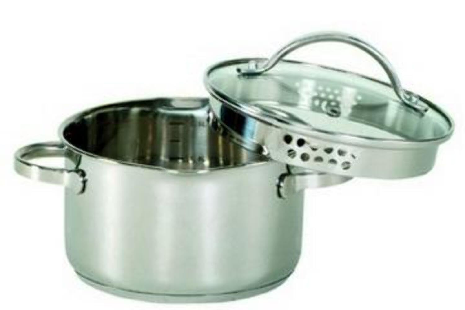 Abeba Krüger 101020 A Cocotte avec Bec Acier Inoxydable Argent 20 cm