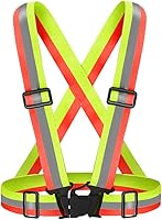 Vista 14 de High Visibility Reflective Vest Safety Vest Running Reflective Gear Adjustable Reflective Vest for Walking,Jogging,Hiking,Night Cycling
