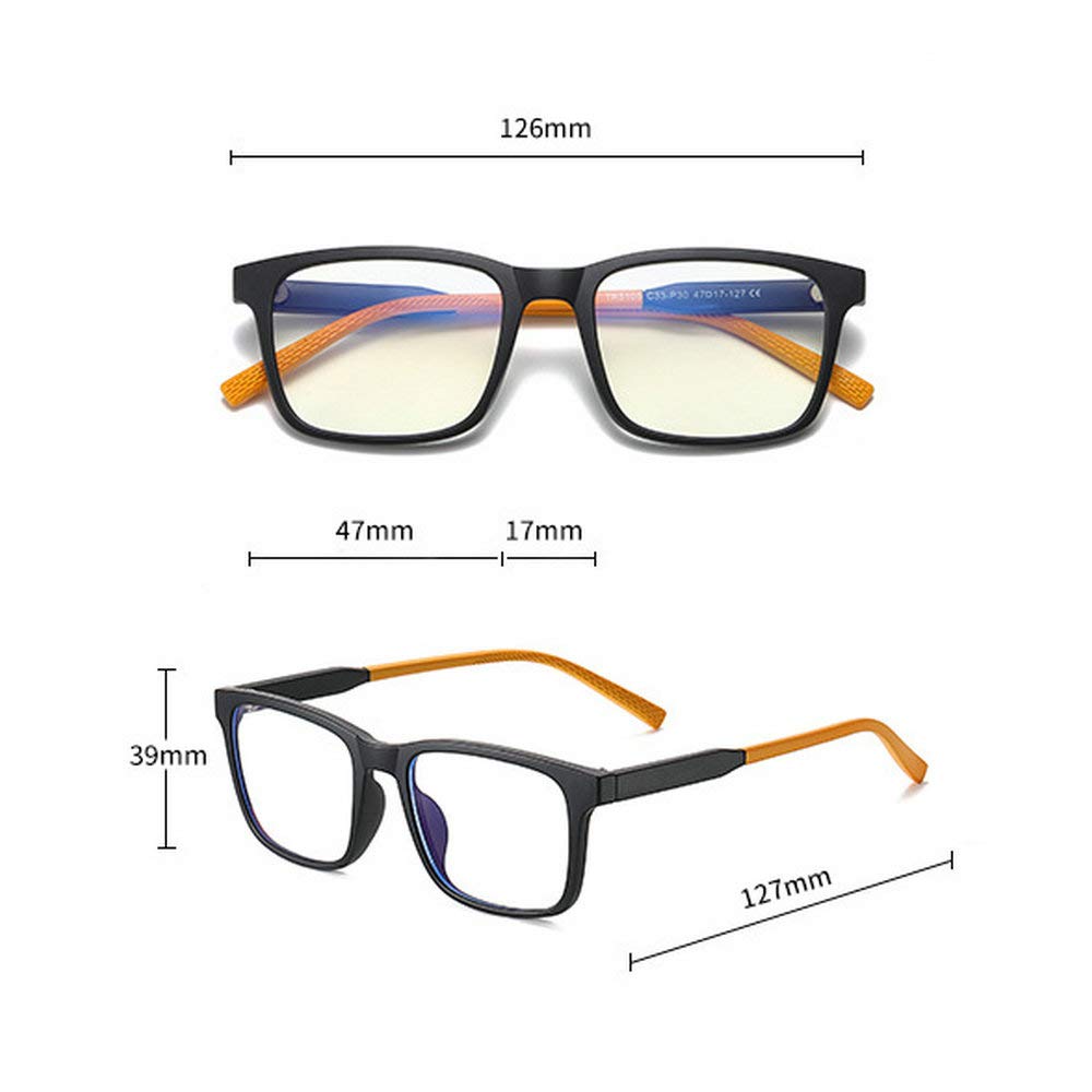 Melrose Kids Blue Light Blocking Glasses, Computer Gaming TV Glasses for Boys Girls Age 7-12Anti Glare & Eyestrain (grey+green)