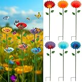 HEYTIMI 6 Pack Bee Watering Station, Bee Feeder for Garden...