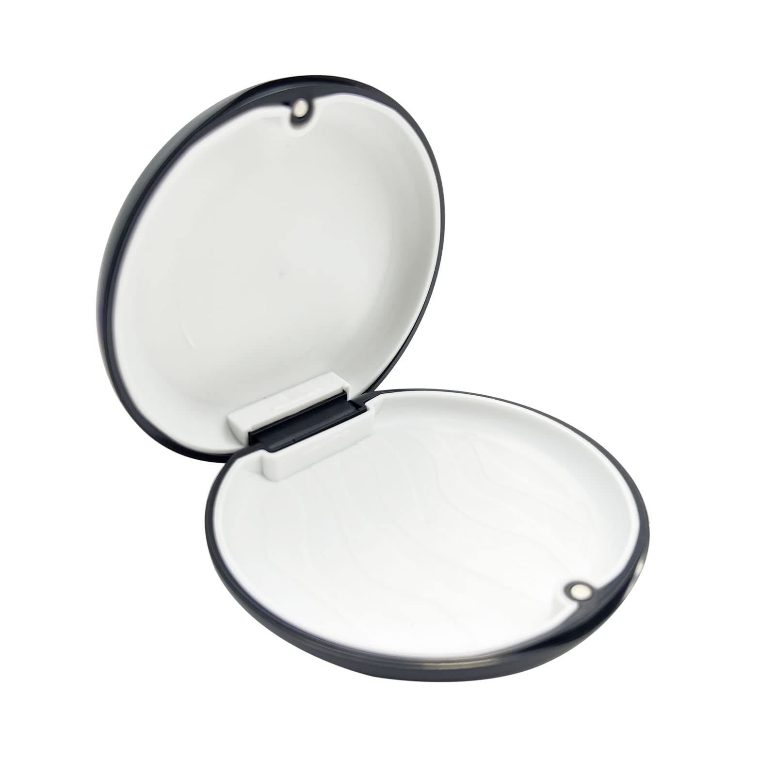 Orthodontic Retainer Case with Silicone Liner, Aligner Case, black