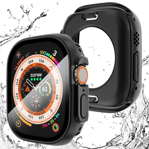 TALENANA for Apple Watch Ultra 2/Ultra P[X 49mm y3 in 1h݌vz AbvEHb`tیtB+hیP[X+wʃP[X3 in 1fUC Apple Watch Ultra 2/Ultra