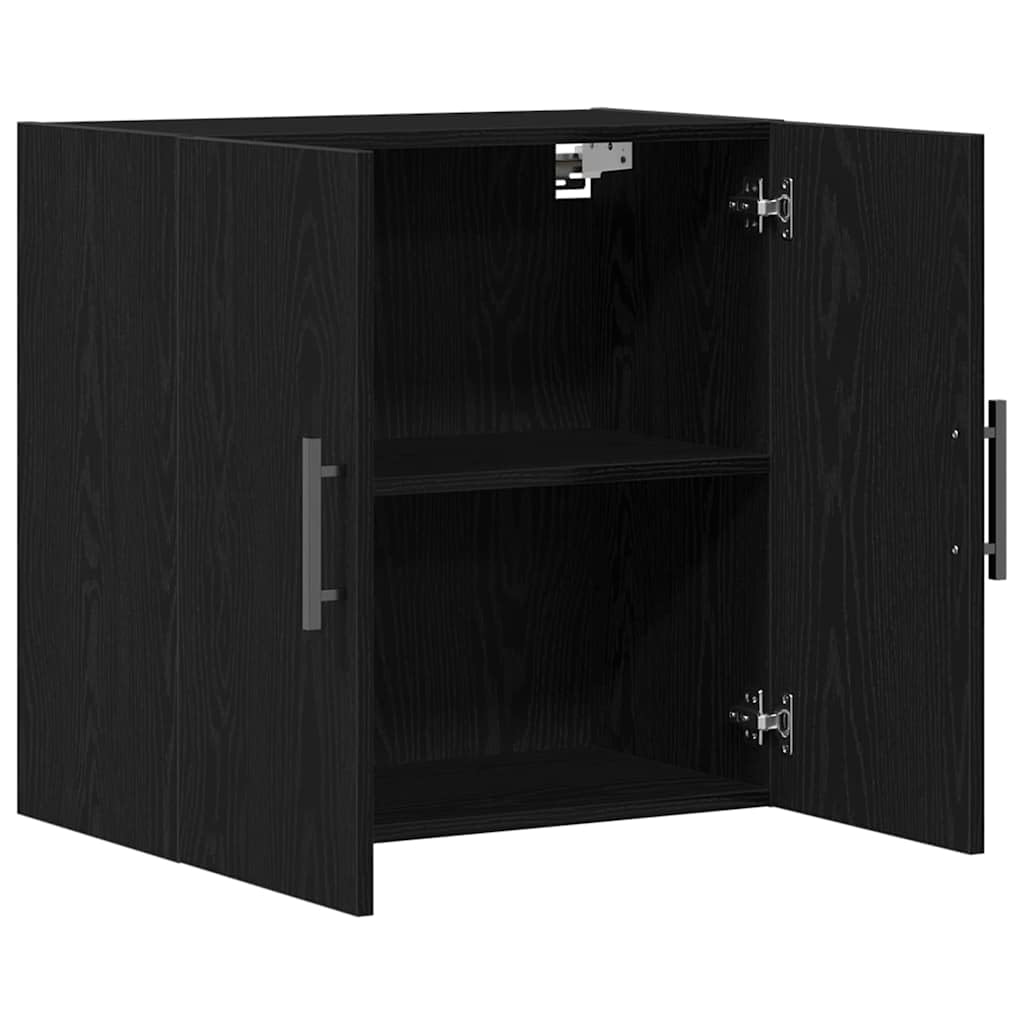 vidaXL Meuble Mural 60 x 31,5 x 60 cm Bois d'ingénierie Chêne Noir