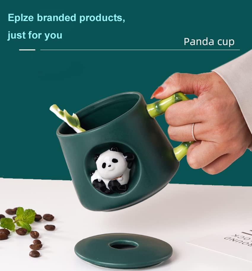 Amazon.co.jp: YBKTEX 3Dパンダカップ 360ml セラミックコーヒー