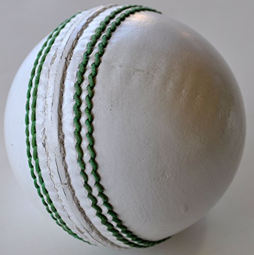 CD White Cricket Match Ball - Plain