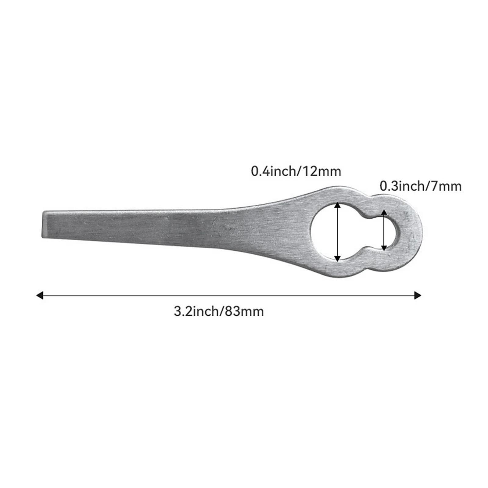 Cuchilla De Cortacésped,Cuchilla De Cabezal De Corte De Césped De Metal,para Máquina Cortadora De Césped,Accesorios De Herramientas De Jardinería(20PCS)