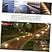 AUTSUPPL 1pc Solar Outdoor Step Lights Solar Power Light for Garden Stair and Pathway Easy Installation Durable Design for Decks and Patios Lighting Tool