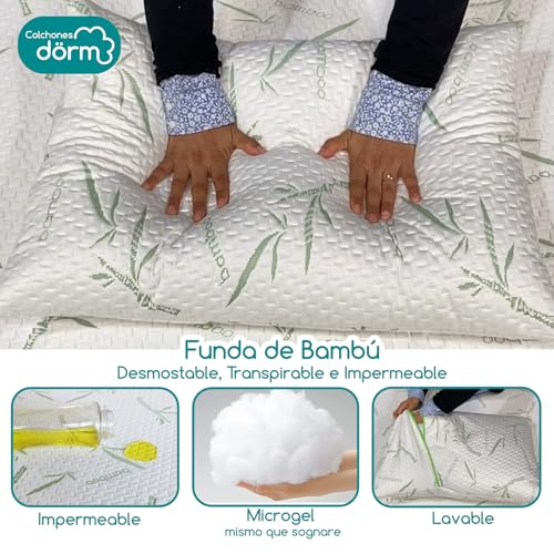 Reviews de Almohada bamboo al mejor precio. 9 almohada bamboo marca Dorm colchones (3)