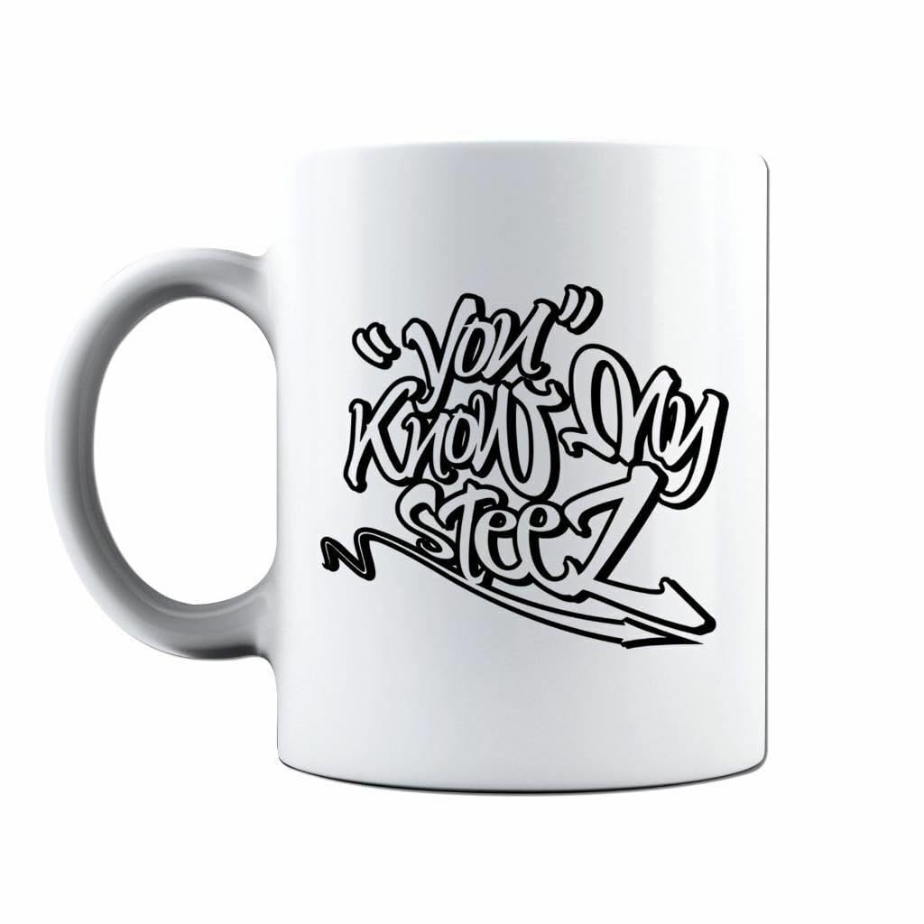 KALIDHAR Novelty Printed Mugs Yorkshire Cycling #2 "You Know My Steez Coffee Mug Cup Printed Coffee and Tea Ceramic Mug- 11OZ Ceramic Coffee Mug
