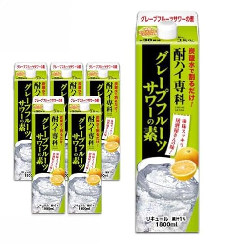 ���n�C��� �O���[�v�t���[�c�T���[�̑f 25% 1.8L×6�{ ������ ���L���[�� 1800ml�p�b�N