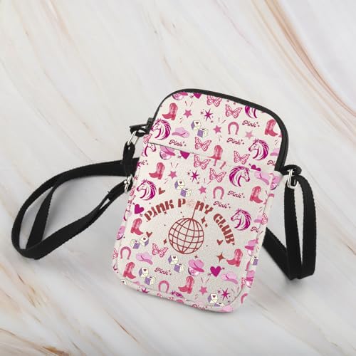 WCGXKO Singer Gift Pink Pony Club Crossbody Bag Sony Lyrics Gift for Music Lover3