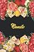 Produktbild Coralle Notebook: Lined Notebook / Journal with Personalized Name, & Monogram initial C on the Back Cover, Floral Cover, Gift for Girls & Women