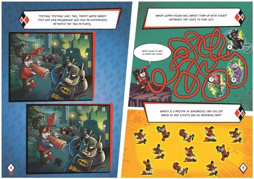 LEGO® DC Super Heroes™: Maven of Mayhem (with Harley Quinn™ LEGO minifigure and megaphone) (LEGO® Minifigure Activity) Paperback – June 20, 2024 - Image 3