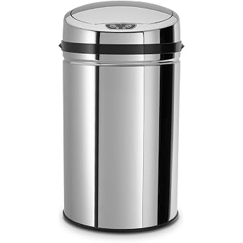 Echtwerk EW-AE-0210 Infrared Sensor Waste Bin, 30 Litres, Made of Stainless Steel